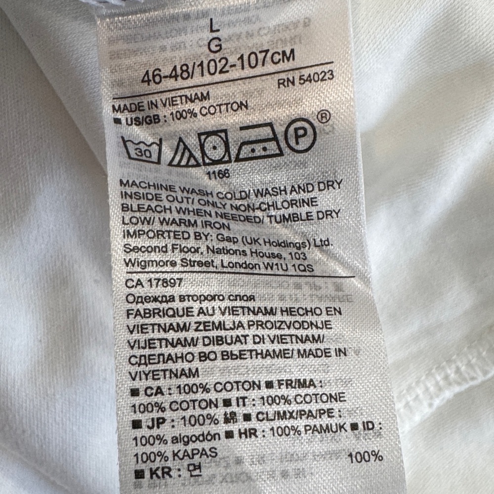 Banana Republic Luxury Touch Cotton Men’s Navy, White Grey Short Sleeve Size L - Picture 4 of 6